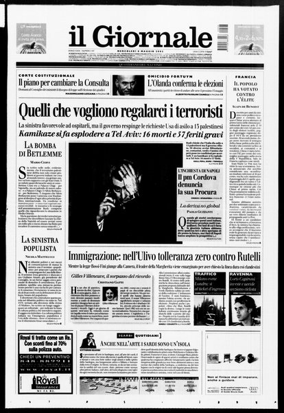 Il giornale : quotidiano del mattino